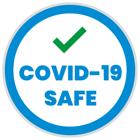 covid 19 safe logo